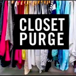 Closet purge!